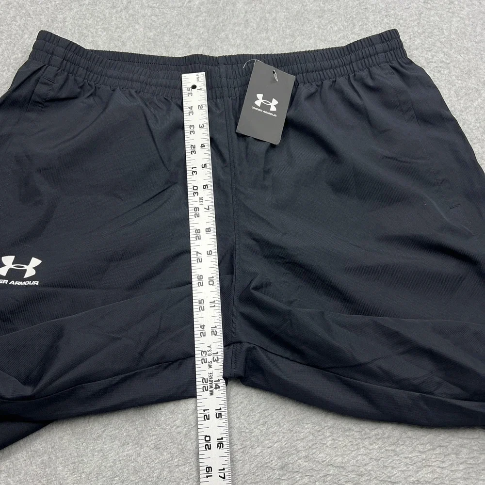 NEW Under Armour Vital Woven Pants Mens XL Black Mesh Lined Ankle Zip 1352031